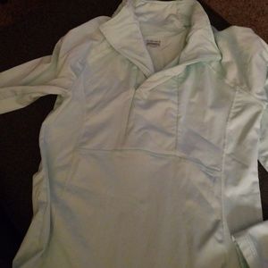 Mint green workout pullover